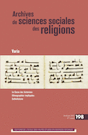 Archives des sciences sociales des religions, no 198